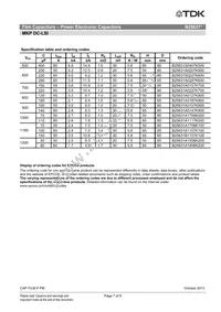 B25631A287K600 Datasheet Page 7