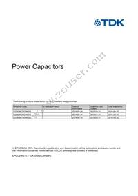 B25856K755K3 Datasheet Cover