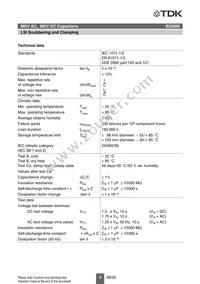 B25856K755K3 Datasheet Page 4