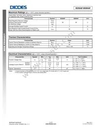 B260AF-13 Datasheet Page 2