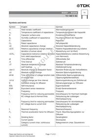 B32026B3105M000 Datasheet Page 17