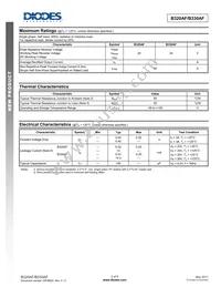 B320AF-13 Datasheet Page 2