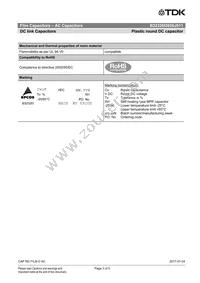 B32320I2656J011 Datasheet Page 3