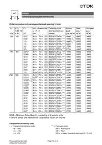 B32520C3223K289 Datasheet Page 16