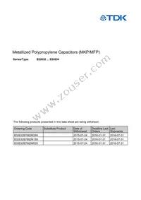 B32633A1472J189 Datasheet Cover