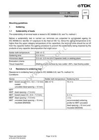 B32641B6473K Datasheet Page 15