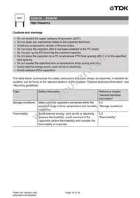 B32641B6473K Datasheet Page 18