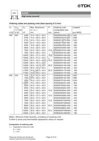 B32656J1824J000 Datasheet Page 22