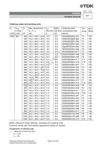 B32656S8255J561 Datasheet Page 13