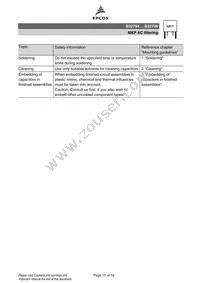 B32798G8266J000 Datasheet Page 15