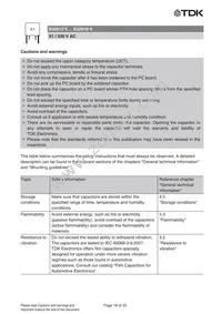 B32916A5225K000 Datasheet Page 18