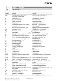 B32916A5225K000 Datasheet Page 22