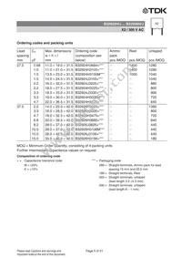 B32926H3475M Datasheet Page 5