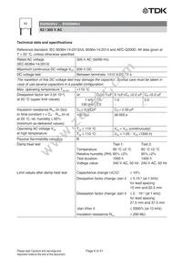 B32926H3475M Datasheet Page 6