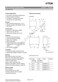 B32928A4206K000 Datasheet Page 2