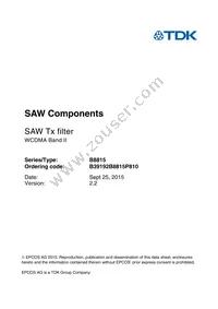 B39192B8815P810 Datasheet Page 3