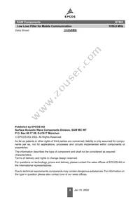 B39202B7803A510 Datasheet Page 6