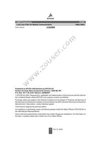 B39202B7825C710 Datasheet Page 7