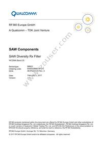 B39202B8823P810 Datasheet Cover