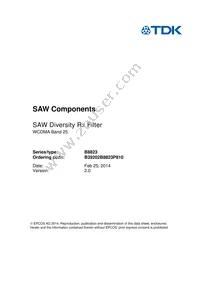 B39202B8823P810 Datasheet Page 3