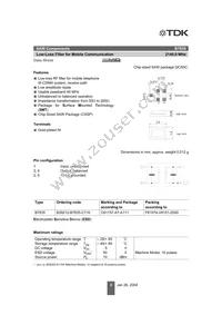 B39212B7835C710 Datasheet Page 2