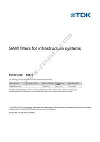 B39241B3873U210 Datasheet Cover