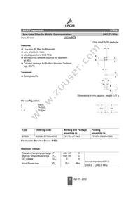 B39242B7809A510 Datasheet Page 2