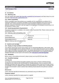 B39242B8852P810 Datasheet Page 18