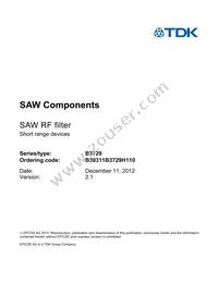 B39311B3729H110 Datasheet Page 3