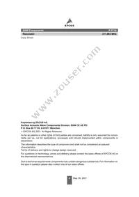 B39311R2710U310 Datasheet Page 4