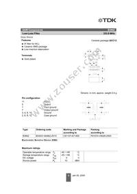 B39331B3662Z510 Datasheet Page 2