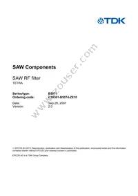 B39361B5074Z810 Datasheet Page 3