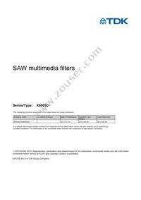 B39361X6865N201 Datasheet Cover