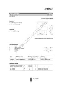 B39438X6964N201 Datasheet Page 2