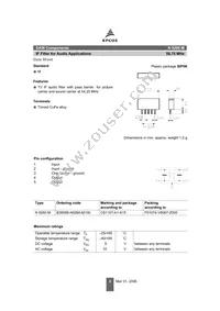 B39588N9260M100 Datasheet Page 2