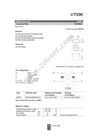 B39700B3605Z510 Datasheet Page 2