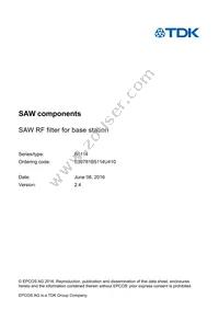 B39781B5114U410 Datasheet Page 3