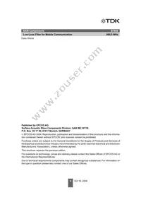 B39861B7848C710S9 Datasheet Page 4