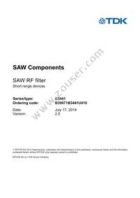 B39871B3441U410 Datasheet Page 3