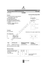 B39881B7733C610 Datasheet Page 2