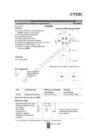 B39881B7845K410 Datasheet Page 2