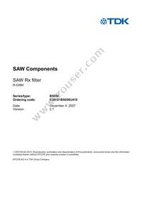 B39901B5056U410 Datasheet Page 3