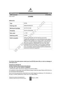 B39921R2706U310 Datasheet Page 4