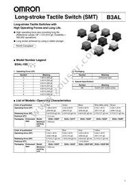 B3AL-1005P Datasheet Cover