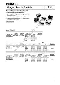 B3J-2600 Datasheet Cover