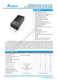 B40SR13722CC Datasheet Cover