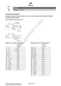 B41022B3476M Datasheet Page 16