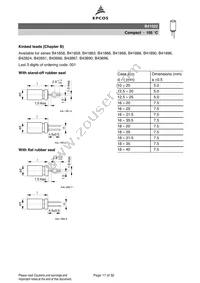 B41022B3476M Datasheet Page 17