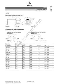 B41022B3476M Datasheet Page 19