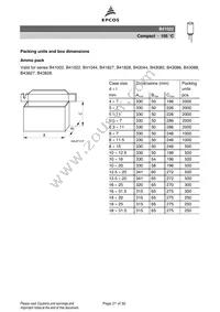 B41022B3476M Datasheet Page 21